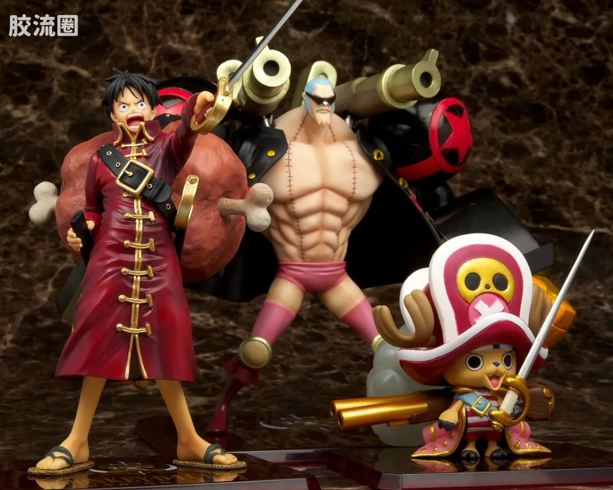 Figuarts ZERO 海贼王限定版 剧场版Z 決戦服Ver.套装（路飞，乔巴，弗兰奇） - 图片
